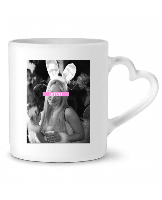 Mug coeur Bitch par La boutique de Laura