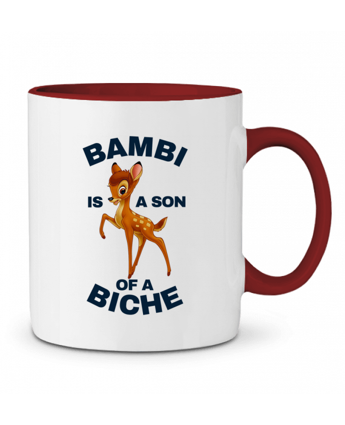 Mug bicolore Bambi is a son of a biche La boutique de Laura