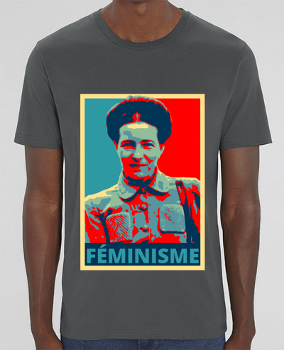 T-Shirt Simone de Beauvoir - Féminisme par Hémipléjik