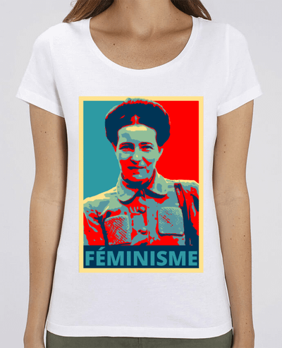 T-shirt Femme Simone de Beauvoir - Féminisme par Hémipléjik