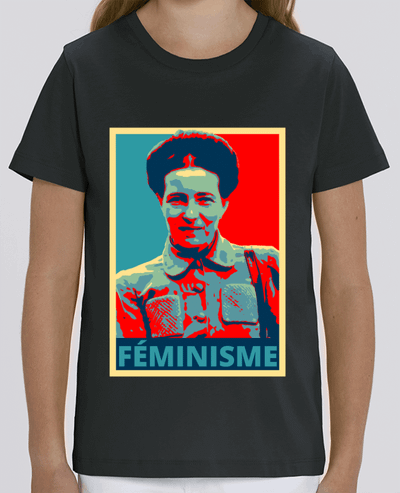 T-shirt Enfant Simone de Beauvoir - Féminisme Par Hémipléjik