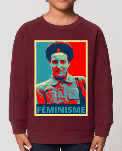 Sweat-shirt enfant Simone de Beauvoir - Féminisme Par  Hémipléjik