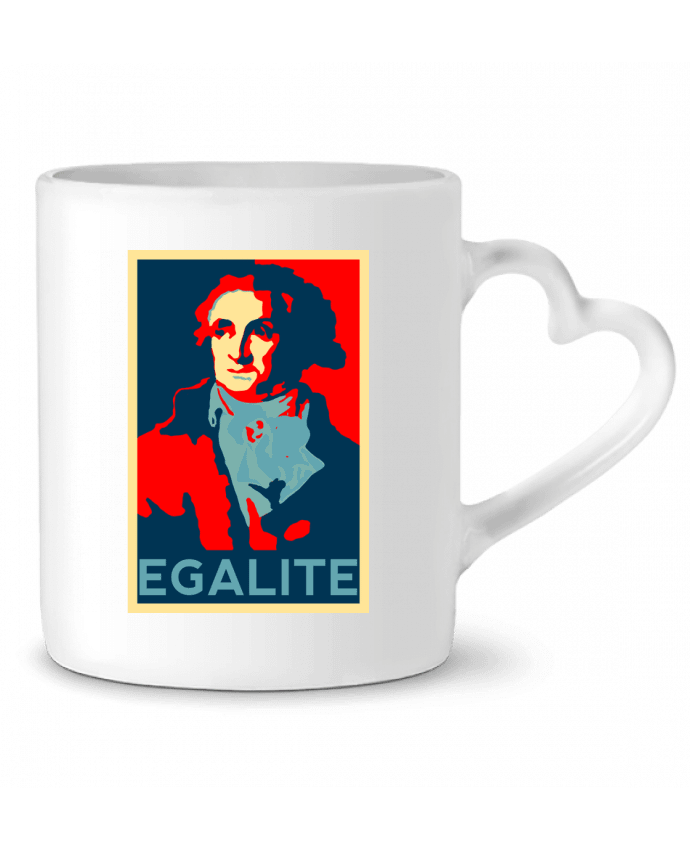 Mug coeur Condorcet - égalité par Hémipléjik