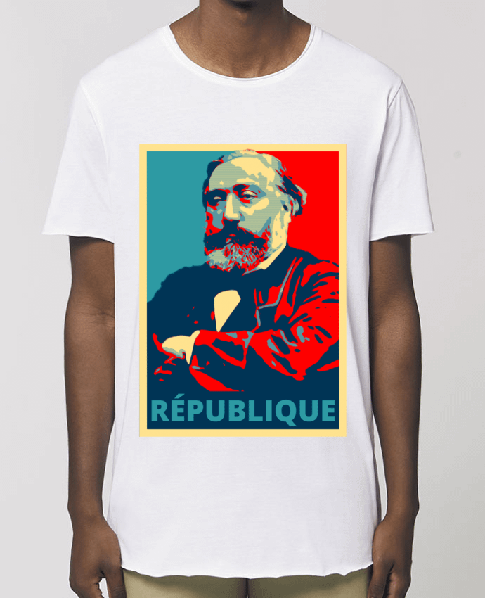 Tee-shirt Homme Léon Gambetta - République Par  Hémipléjik