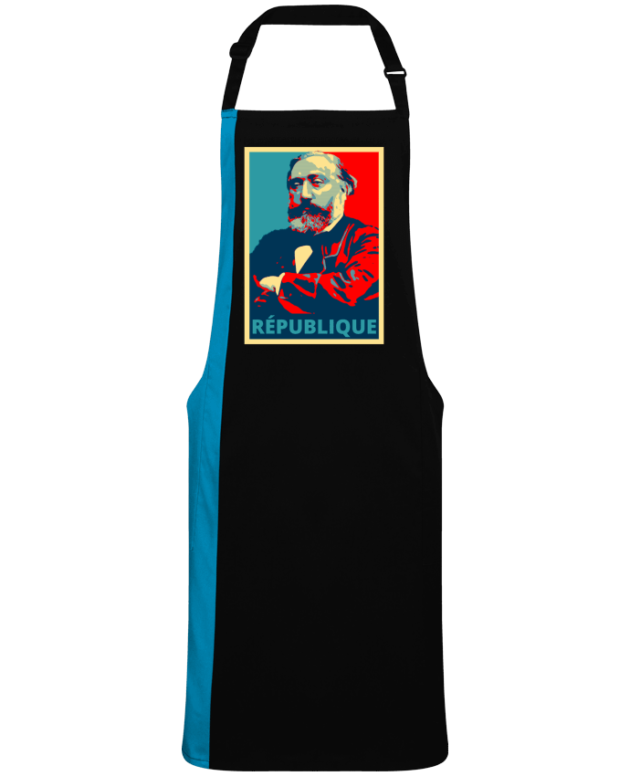 Tablier bicolore Léon Gambetta - République par  Hémipléjik