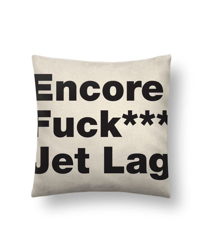 Cushion suede touch 45 x 45 cm Encore Jet Lag by tunetoo