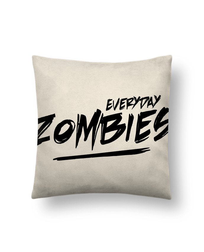 Cushion suede touch 45 x 45 cm Everyday Zombies by tunetoo