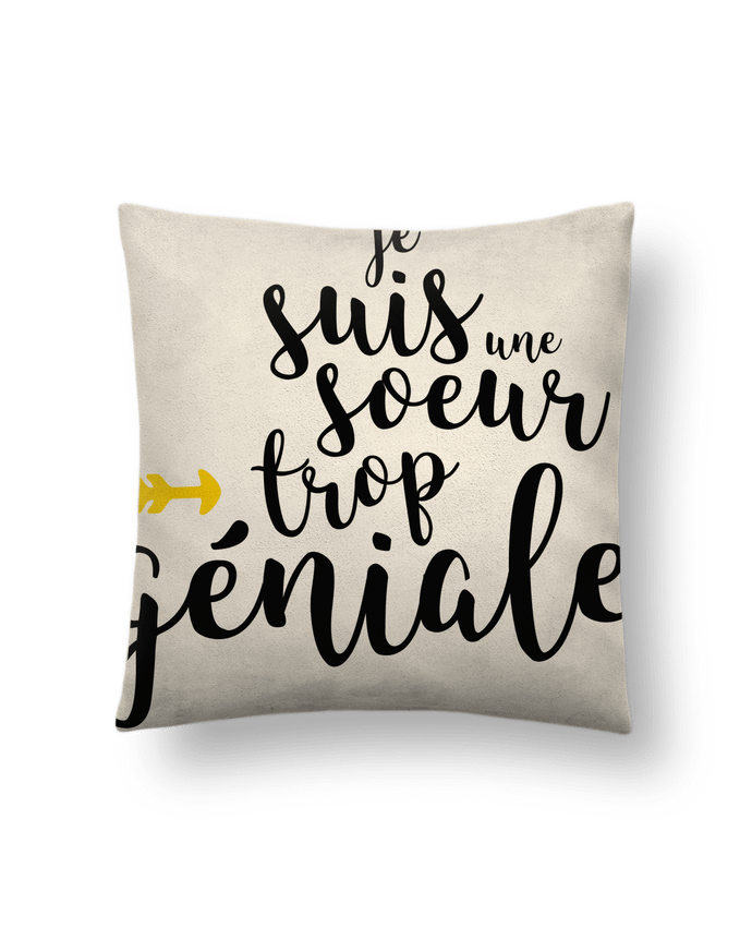 Coussin Toucher Peau de Pêche 41 x 41 cm Fille à papa - tunetoo