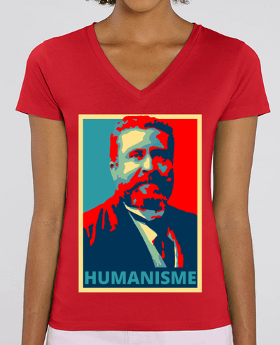 Tee-shirt femme Jean Jaurès - Humanisme Par  Hémipléjik