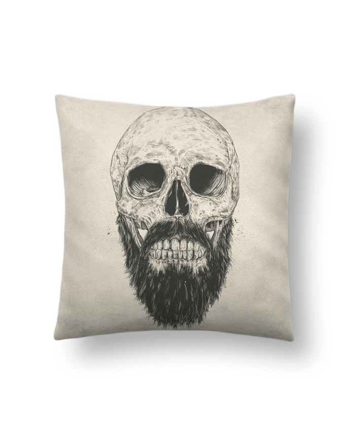 Cushion suede touch 45 x 45 cm Beard is not dead by Balàzs Solti