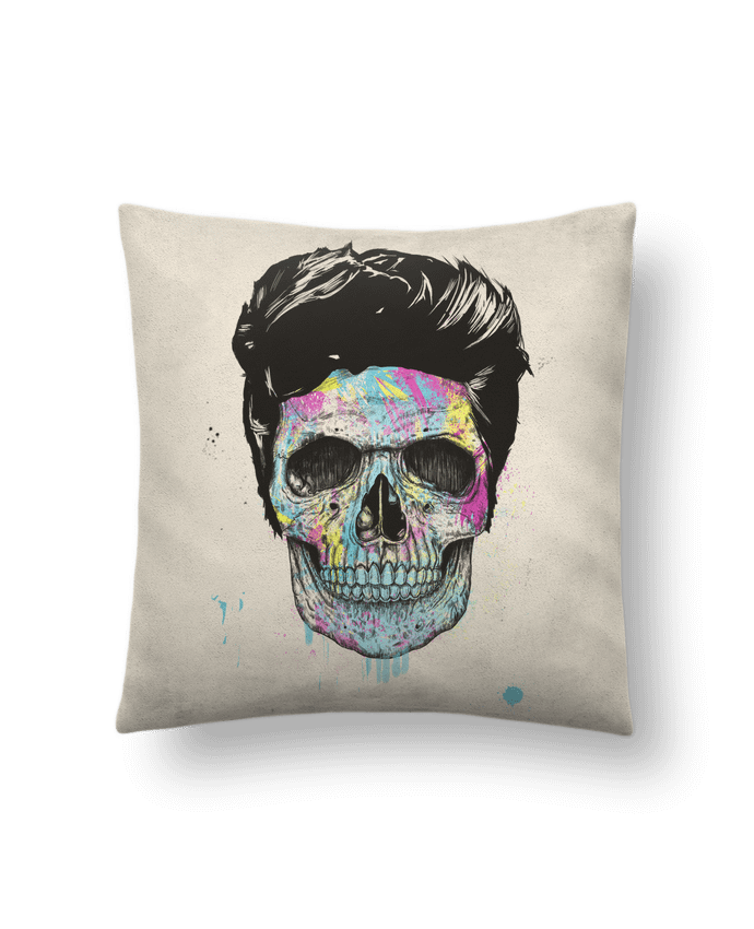 Cushion suede touch 45 x 45 cm Death in Color by Balàzs Solti