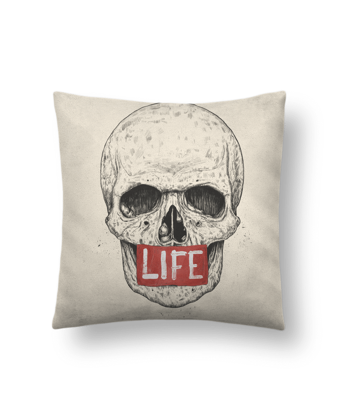 Cushion suede touch 45 x 45 cm Life by Balàzs Solti