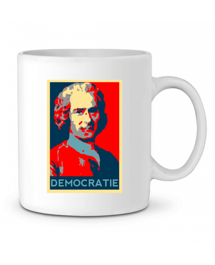 Mug  Jean-Jacques Rousseau - Démocratie par Hémipléjik