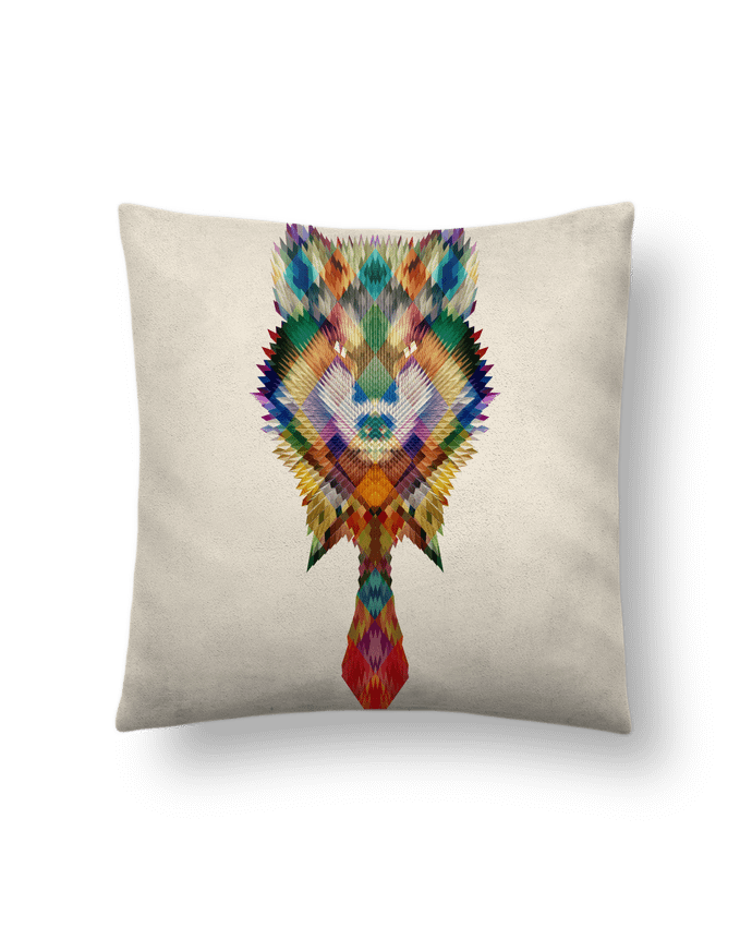 Cushion suede touch 45 x 45 cm Corporate wolf by ali_gulec