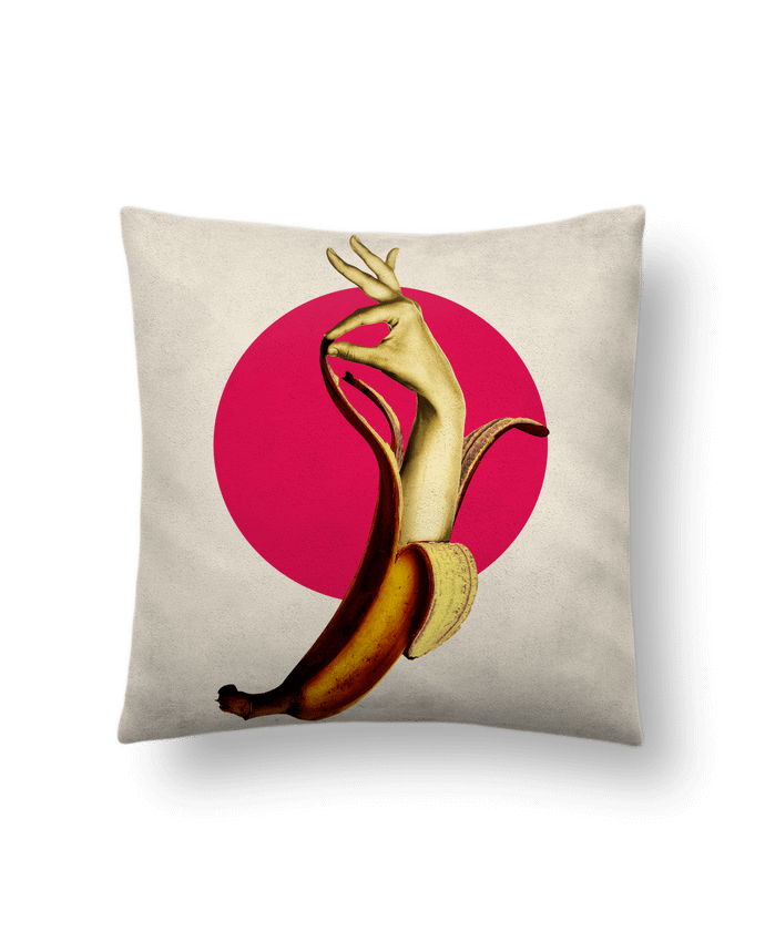 Cushion suede touch 45 x 45 cm El banana by ali_gulec