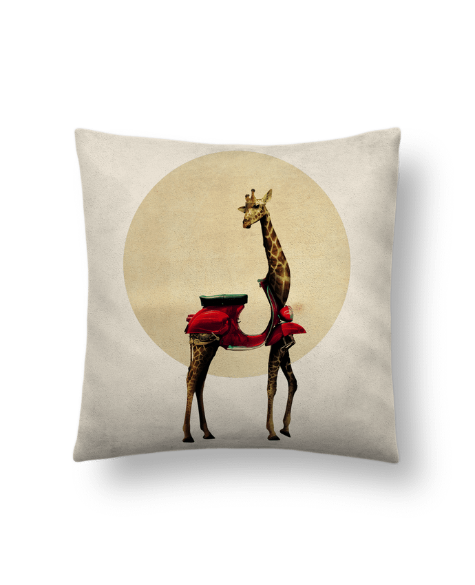 Cushion suede touch 45 x 45 cm Giraffe by ali_gulec