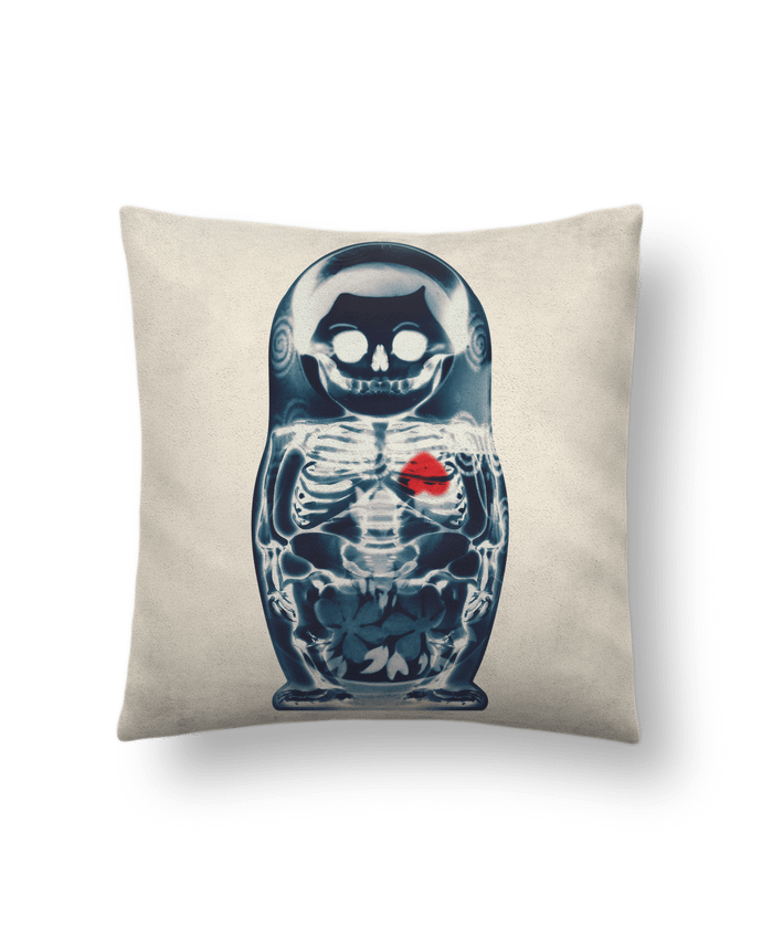 Cushion suede touch 45 x 45 cm Nesting doll by ali_gulec