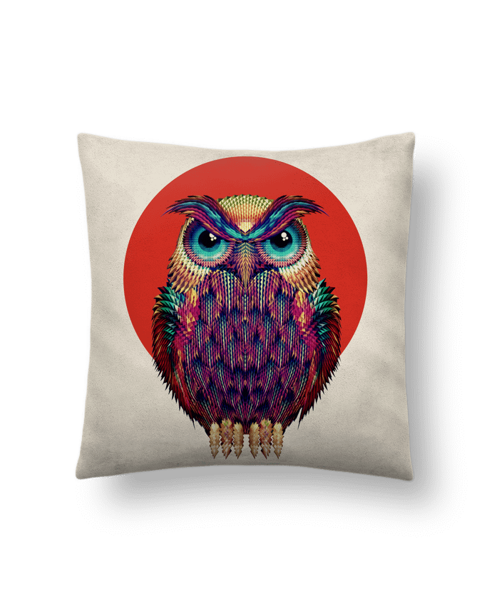 Cushion suede touch 45 x 45 cm Owl by ali_gulec