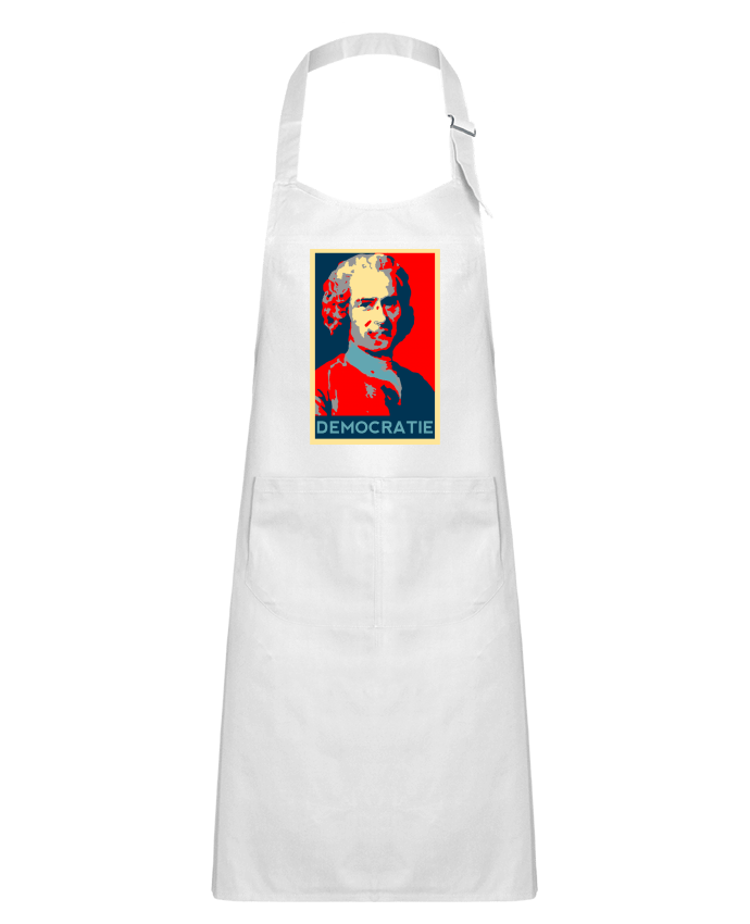 Tablier Enfant Jean-Jacques Rousseau - Démocratie par Hémipléjik