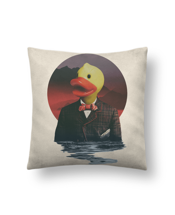 Cushion suede touch 45 x 45 cm Rubber ducky by ali_gulec