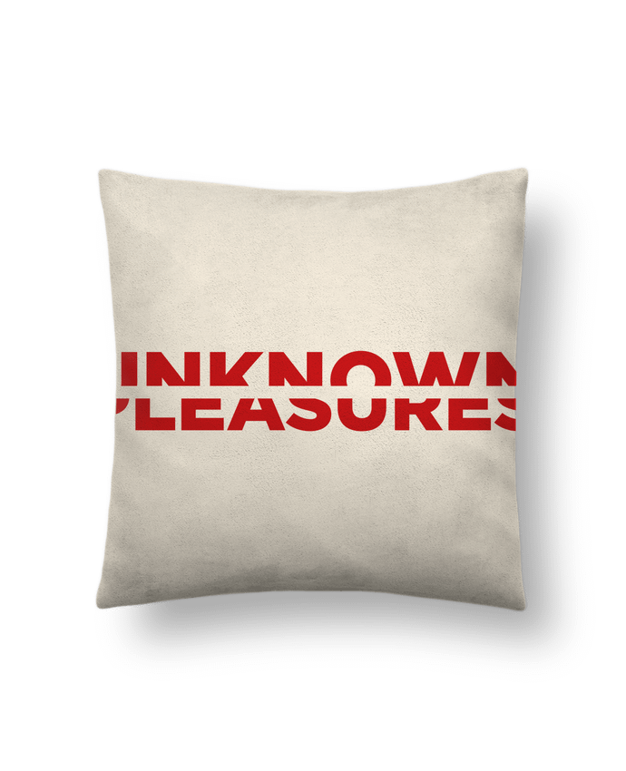 Coussin suédine Unknown Pleasures par tunetoo