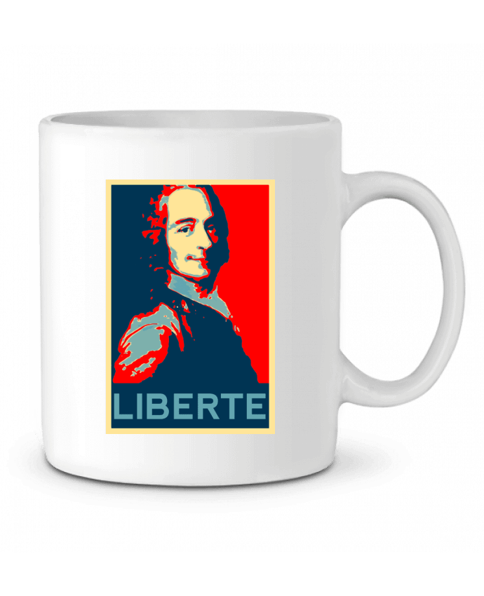 Mug  Voltaire - Liberté par Hémipléjik