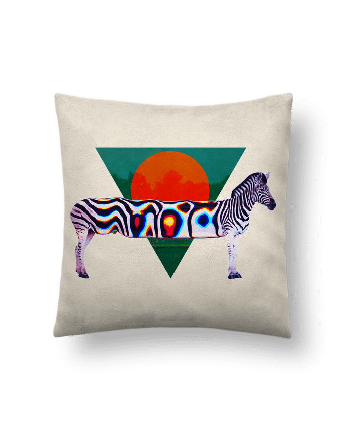 Cushion suede touch 45 x 45 cm Zebra by ali_gulec