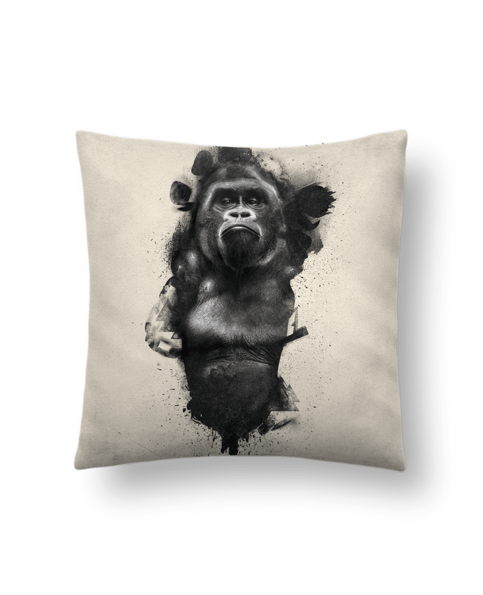 Coussin suédine Gorille par WZKdesign
