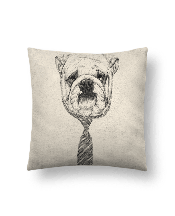 Cushion suede touch 45 x 45 cm Cool Dog by Balàzs Solti