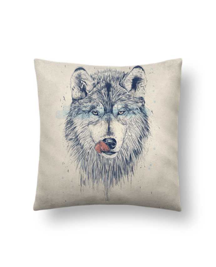 Cushion suede touch 45 x 45 cm Dinner Time by Balàzs Solti