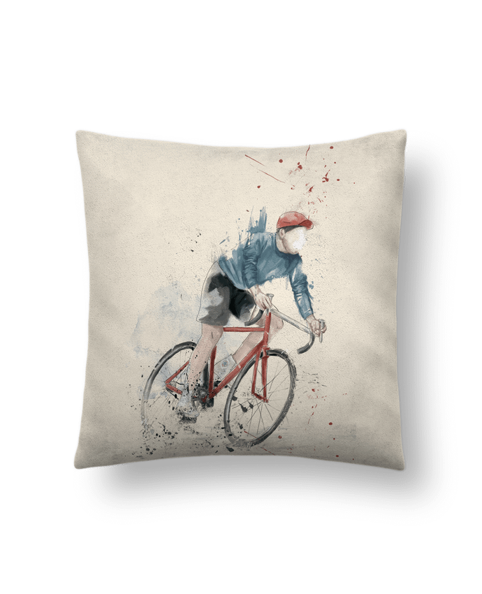 Cushion suede touch 45 x 45 cm I want to Ride by Balàzs Solti