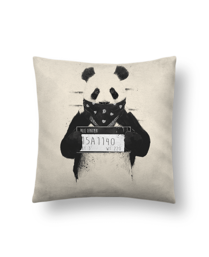 Cojín Piel de Melocotón 45 x 45 cm Bad panda por Balàzs Solti