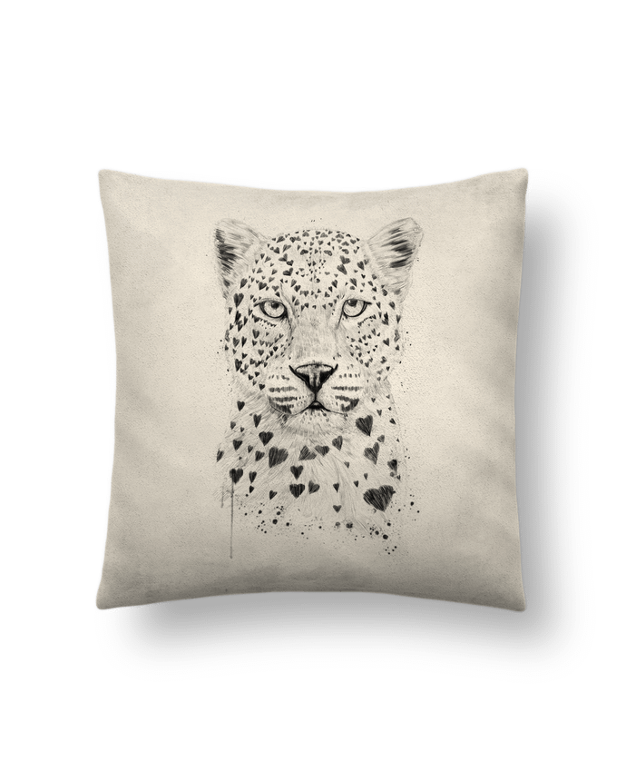 Coussin suédine lovely_leopard par Balàzs Solti