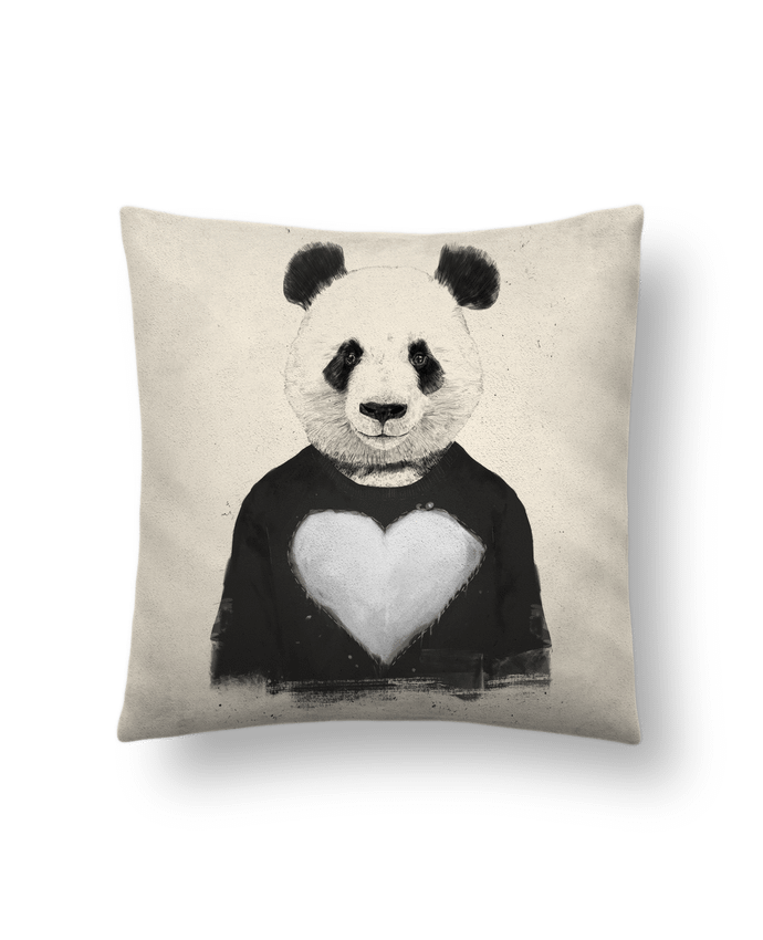 Cushion suede touch 45 x 45 cm lovely_panda by Balàzs Solti