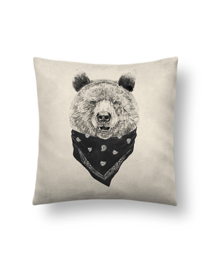 Cushion suede touch 45 x 45 cm wild_bear by Balàzs Solti