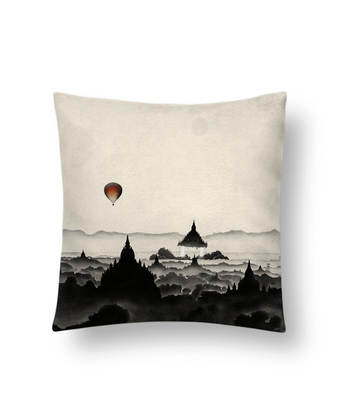 Coussin suédine Aurora par Florent Bodart