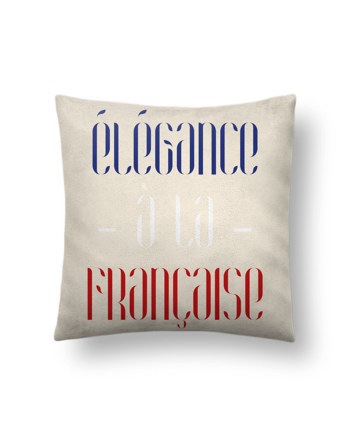 Coussin suédine Elégance à la française par tunetoo