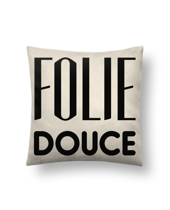 Coussin suédine Folie douce par tunetoo