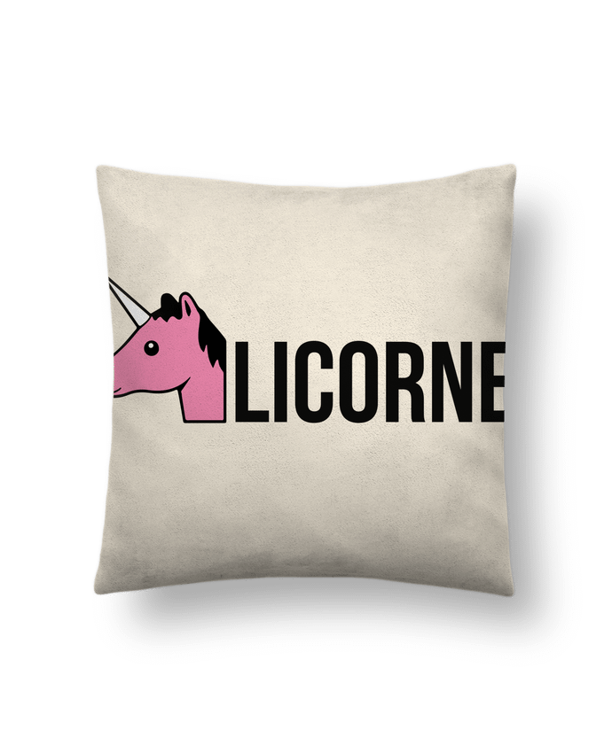 Cushion suede touch 45 x 45 cm Licorne by tunetoo
