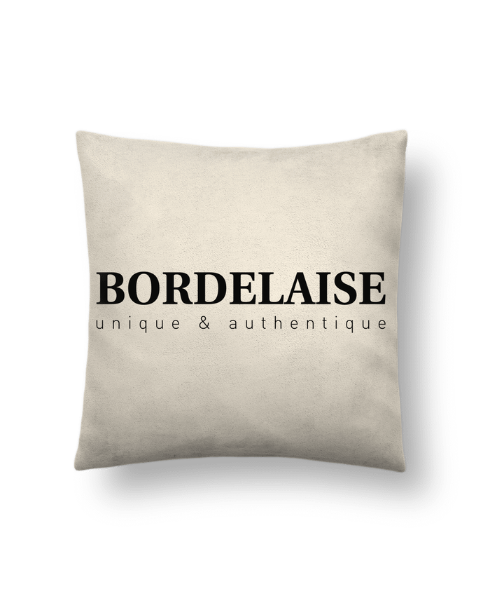Cushion suede touch 45 x 45 cm Bordelais/Bordelaise by tunetoo