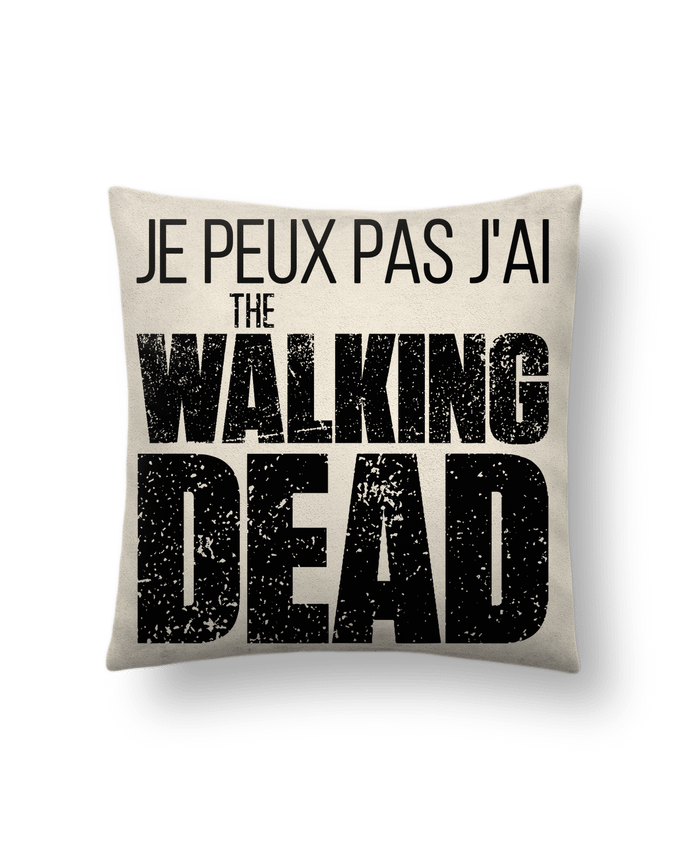 Coussin suédine The walking dead par tunetoo