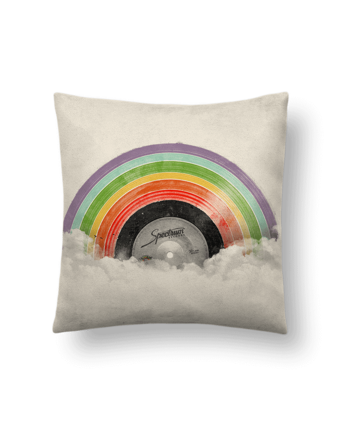 Cushion suede touch 45 x 45 cm Rainbow Classics by Florent Bodart