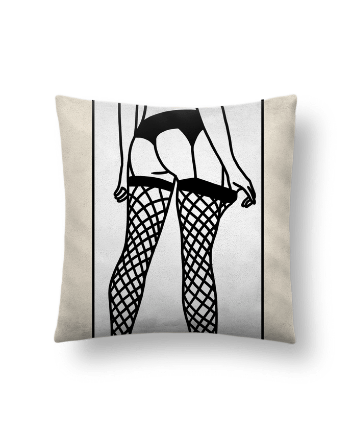 Coussin suédine Image du soir par tattooanshort