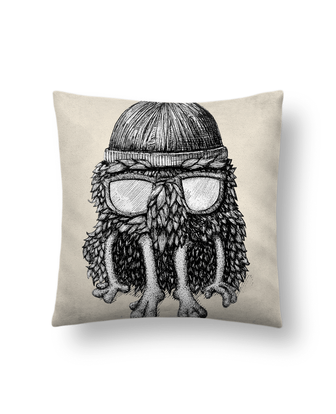 Cushion suede touch 45 x 45 cm Monstre Hype by Laura Pierquin