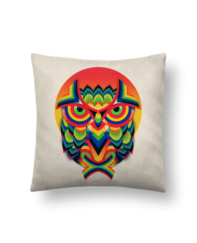 Cushion suede touch 45 x 45 cm Owl 3 by ali_gulec