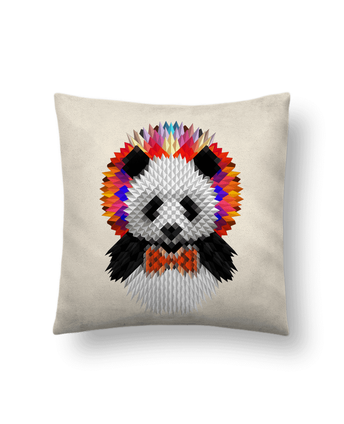 Cushion suede touch 45 x 45 cm Panda by ali_gulec