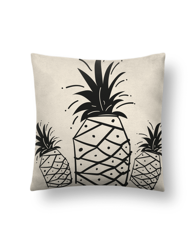 Cushion suede touch 45 x 45 cm CRAZY PINEAPPLE by IDÉ'IN