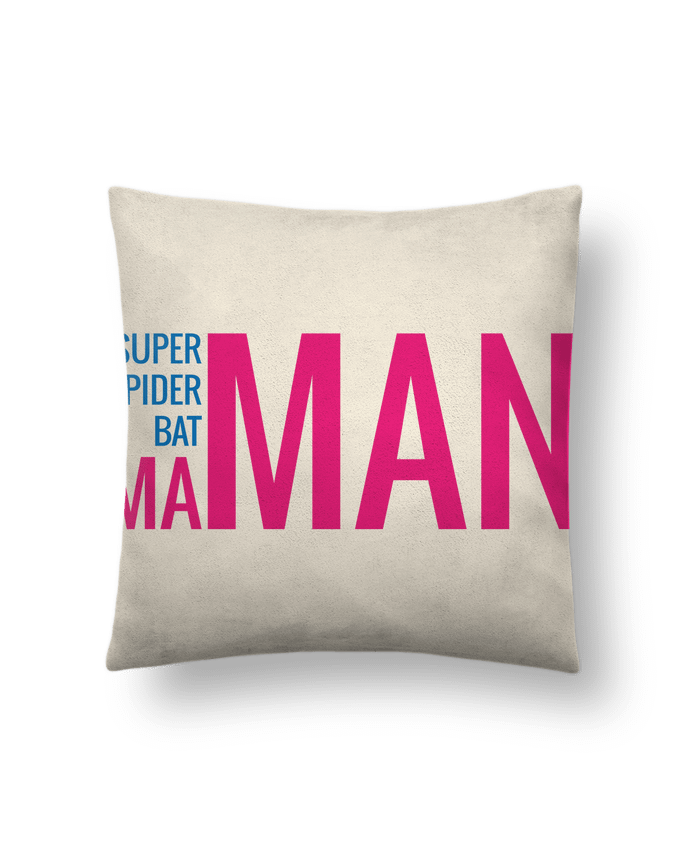 Cushion suede touch 45 x 45 cm superMAMAN by tunetoo