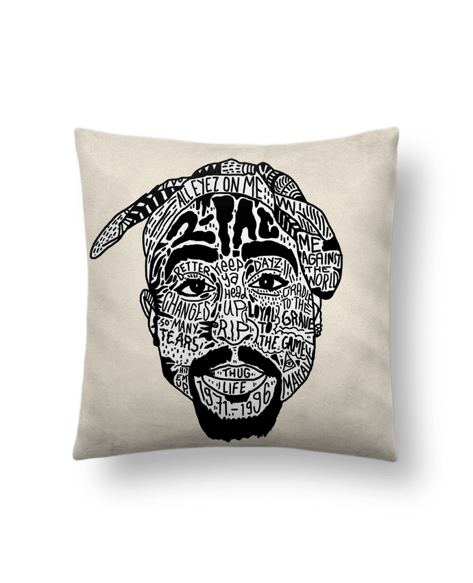 Cushion suede touch 45 x 45 cm Tupac by Nick cocozza