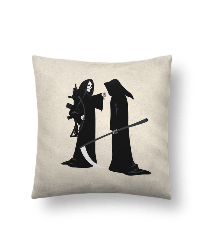 Cushion suede touch 45 x 45 cm Out of date by flyingmouse365